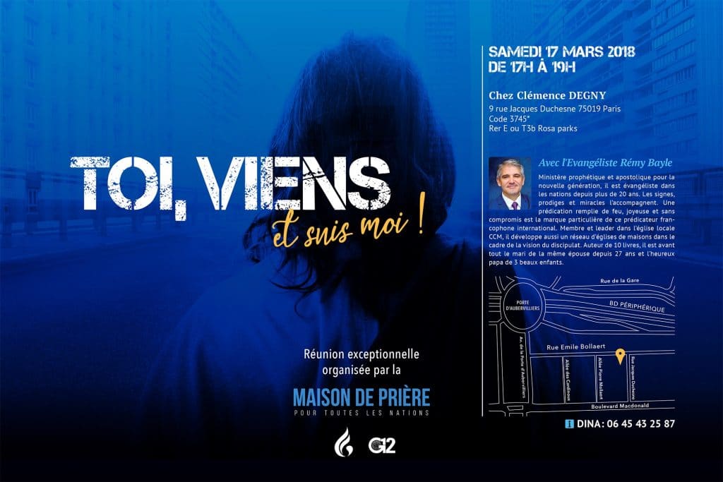 La maison de Prière pour toutes la nations arrive à PARIS ! Feu et Gloire